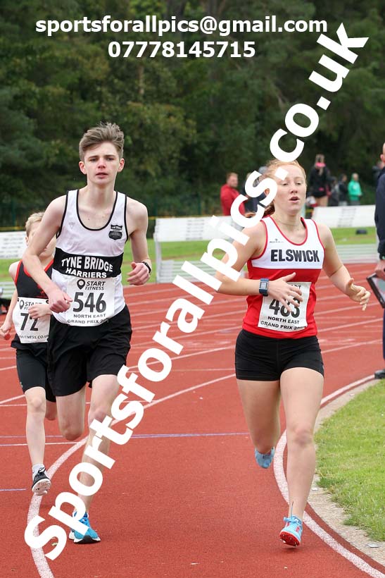 800 metres, NECAA Open Meeting, Morpeth, Sunday, September 27th. David T. Hewitson/Sports for All Pics